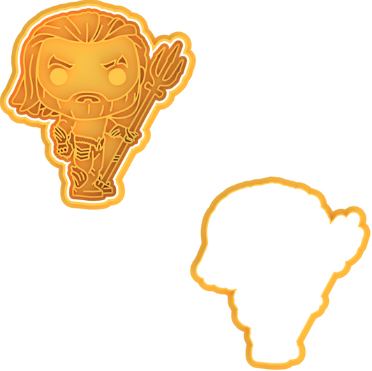 Aquaman Cookie Cutter & Stamp