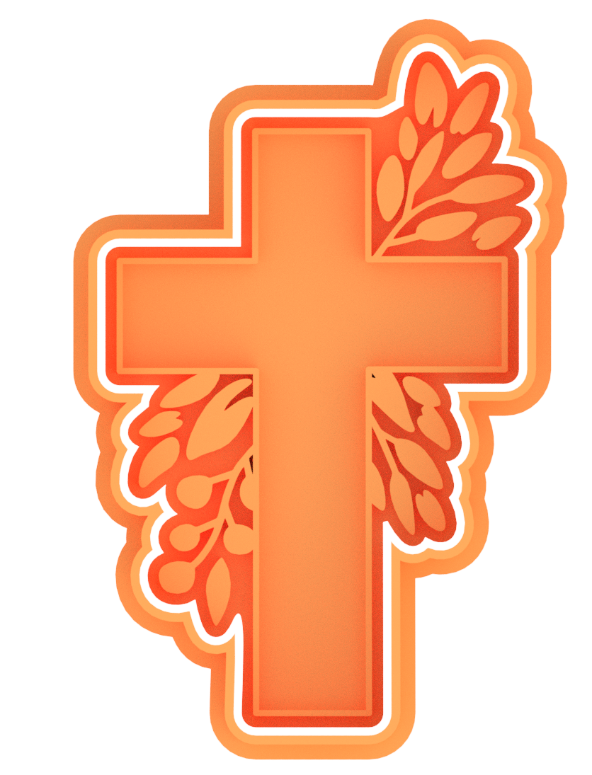 Holy Cross Cookie Cutter & Stamp