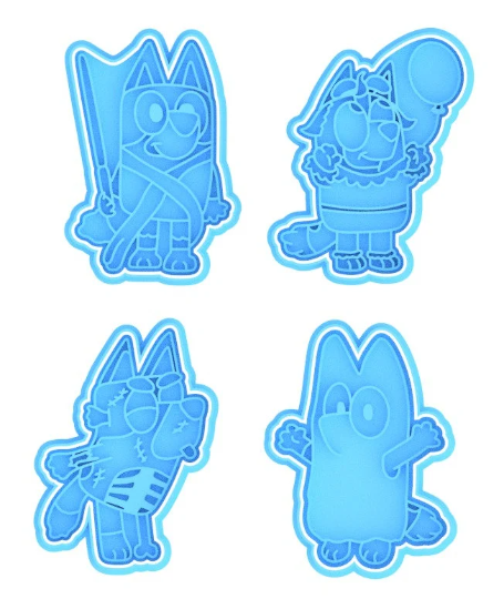 Bluey Halloween Cookie Cutter & Stamp