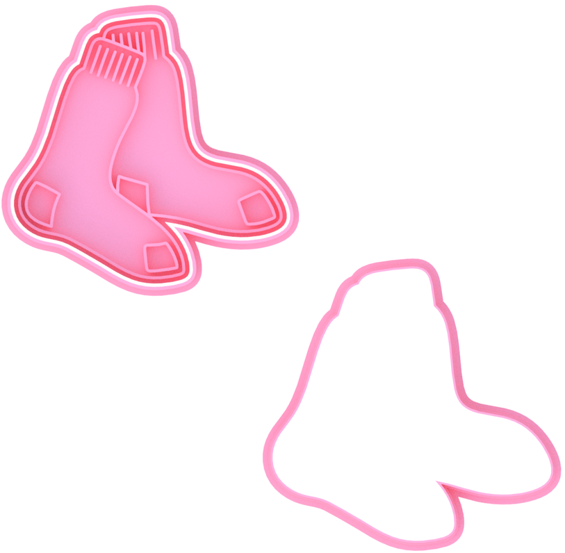 Boston Red Sox Cookie Cutter & Stamp
