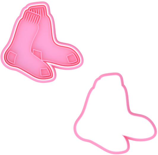 Boston Red Sox Cookie Cutter & Stamp