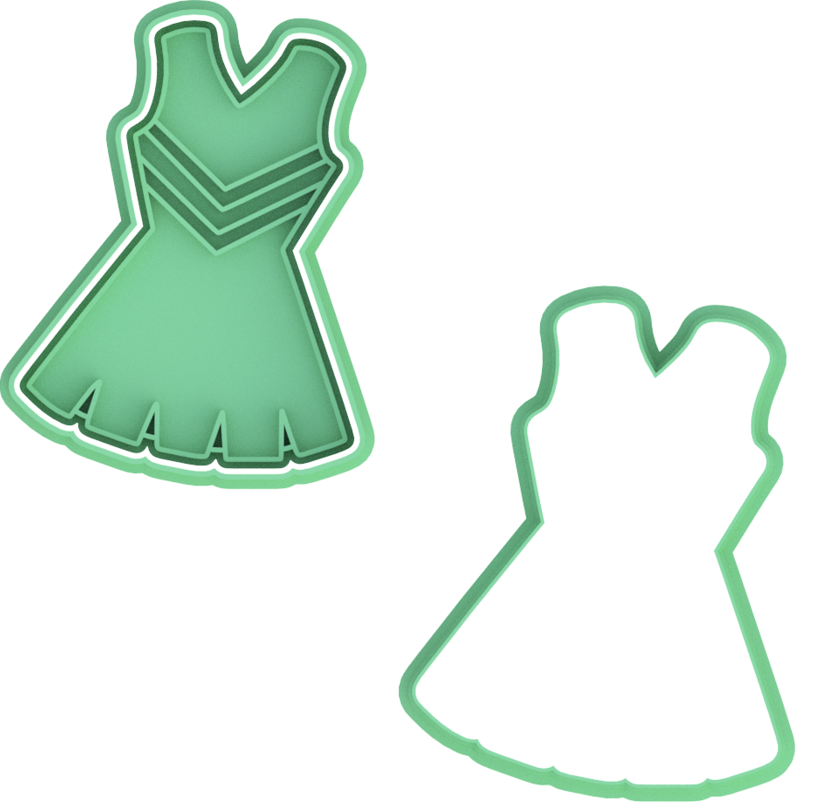 Cheerleading Cookie Cutter & Stamp