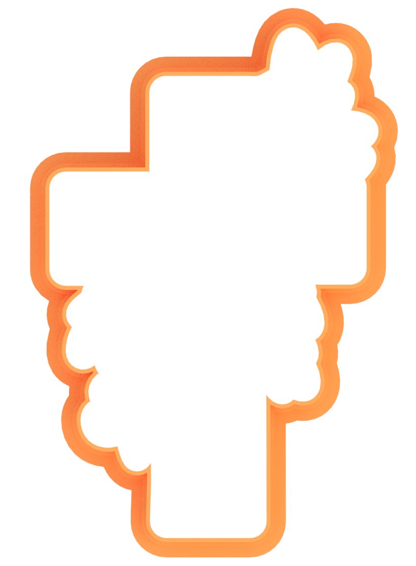 Holy Cross Cookie Cutter & Stamp
