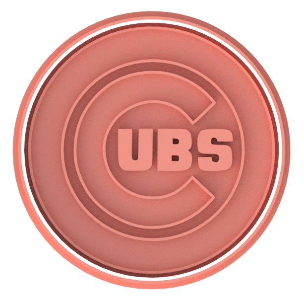 Chicago Cubs Cookie Cutter & Stamp