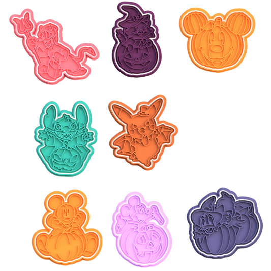 Disney Pokemon Halloween Cookie Cutters & Stamps