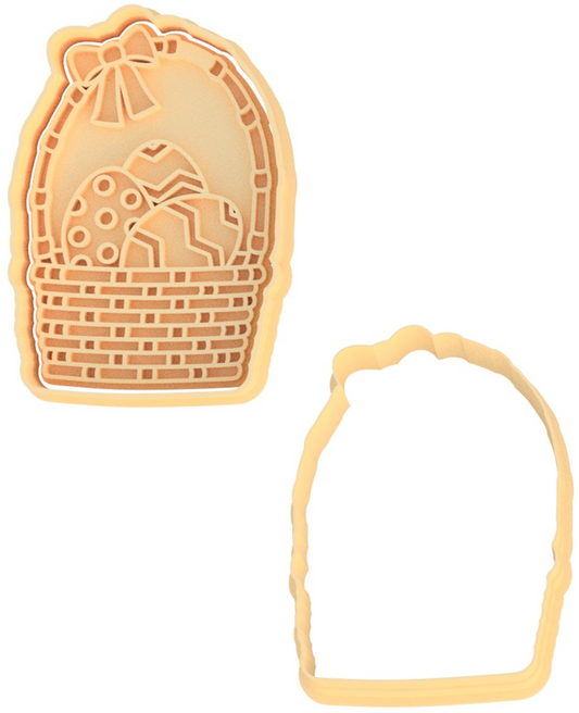 Easter Egg Basket Cookie Cutter & Stamp