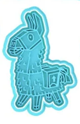 Fortnight Video game Cookie Cutter & Stamp