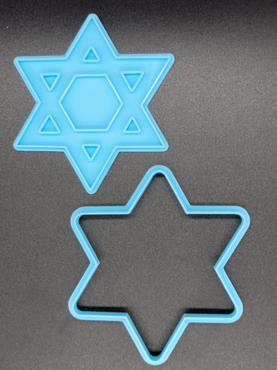 Hanukkah Cookie Cutter & Stamp