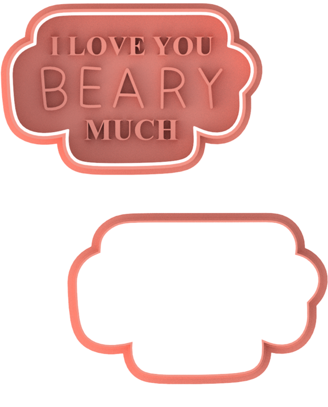 Valentine's Day Cookie Cutter & Stamp