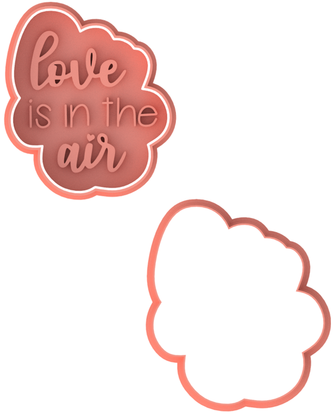 Valentine's Day Cookie Cutter & Stamp