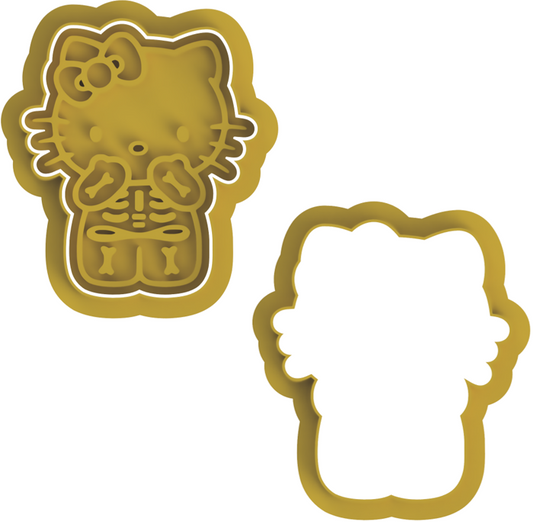 Hello Kitty Halloween Cookie Cutter & Stamp