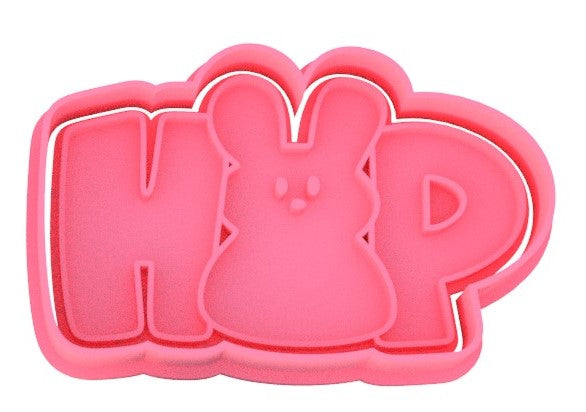 HOP Easter Cookie Cutter & Stamp