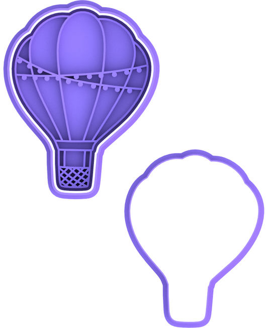 Hot Air Balloon Cookie Cutter & Stamp