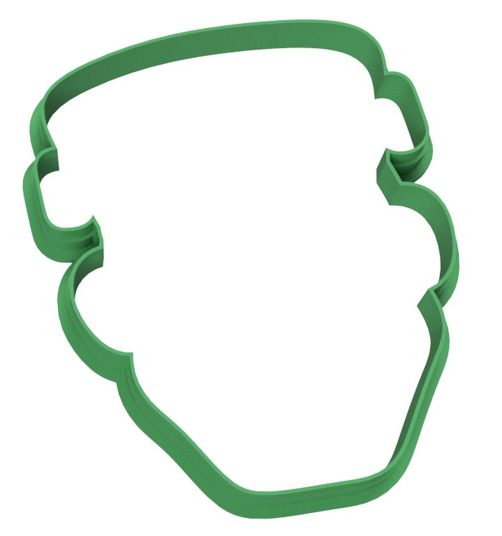Halloween Frankenstein Cookie Cutter & Stamp