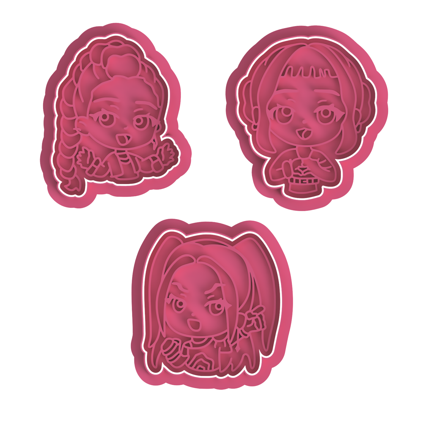 Kpop Demon Hunters Cookie Cutter & Stamp