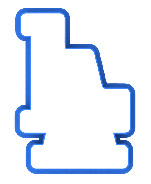 LA Dodgers Cookie Cutter & Stamp