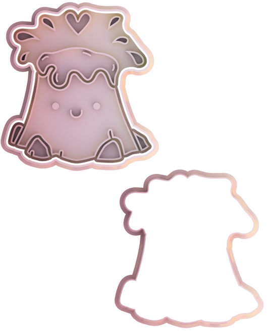 I Lava You Valentine's Day Cookie Cutter & Stamp