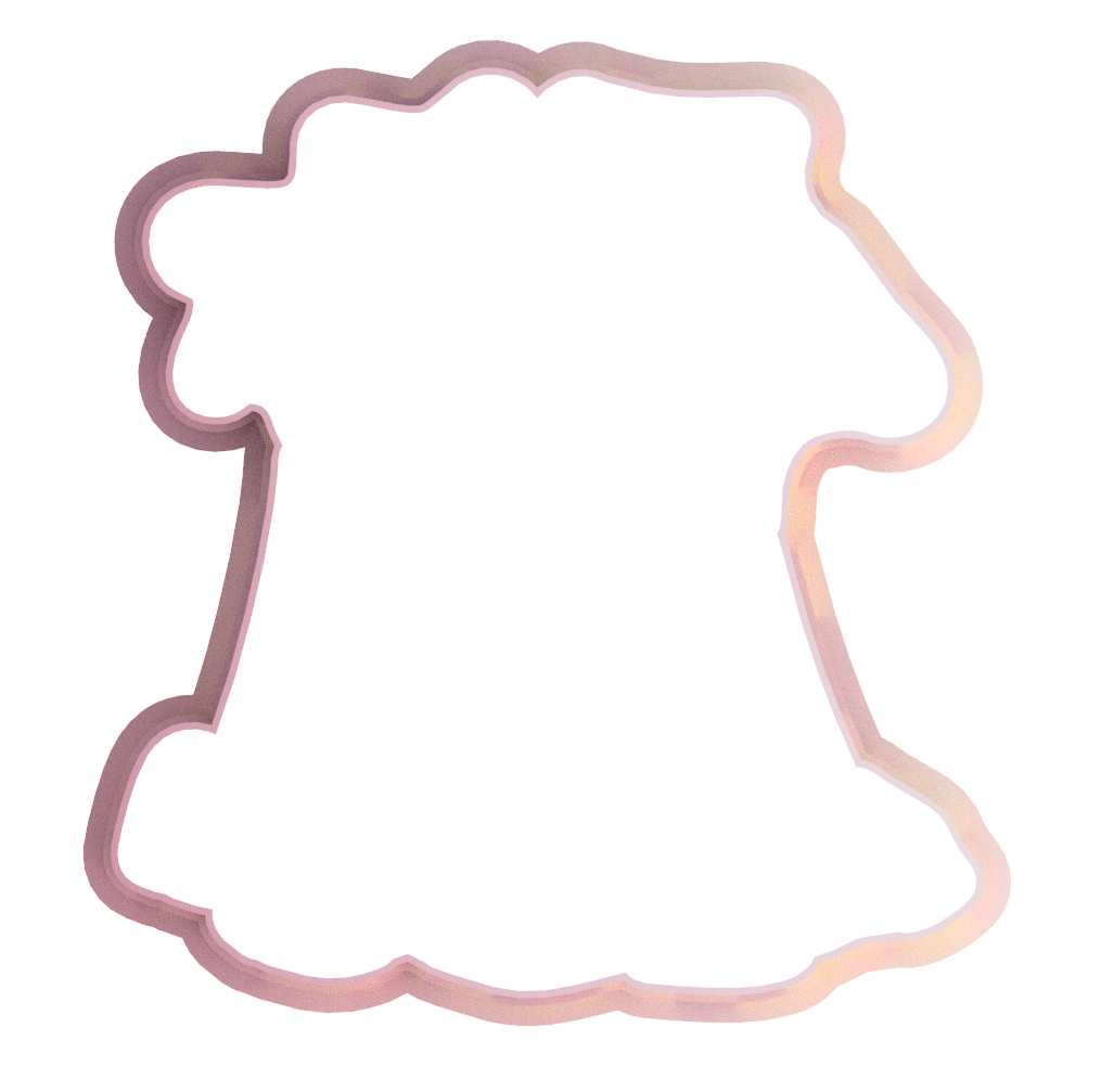 I Lava You Valentine's Day Cookie Cutter & Stamp