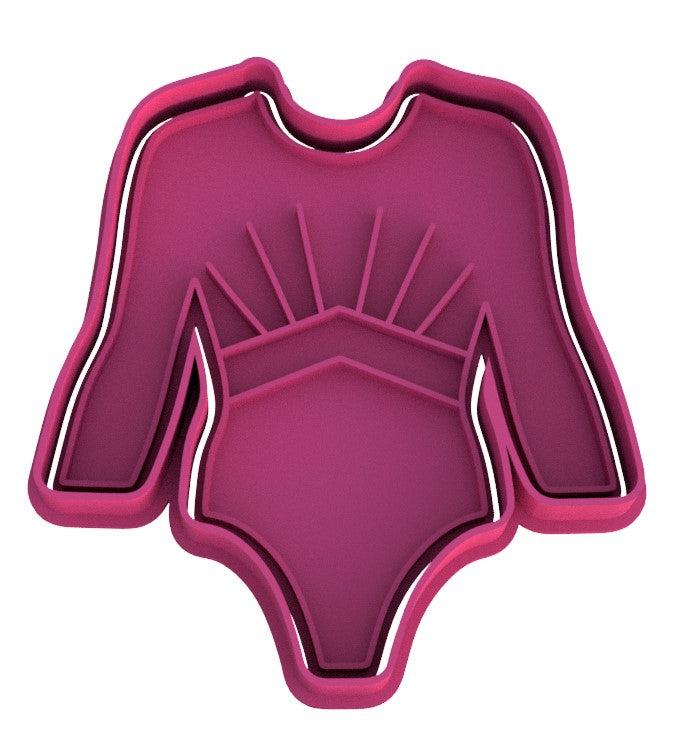 Leotard Cookie Cutter & Stamp