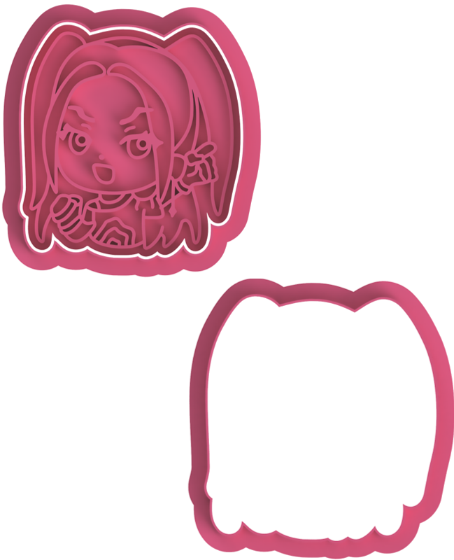 Kpop Demon Hunters Cookie Cutter & Stamp