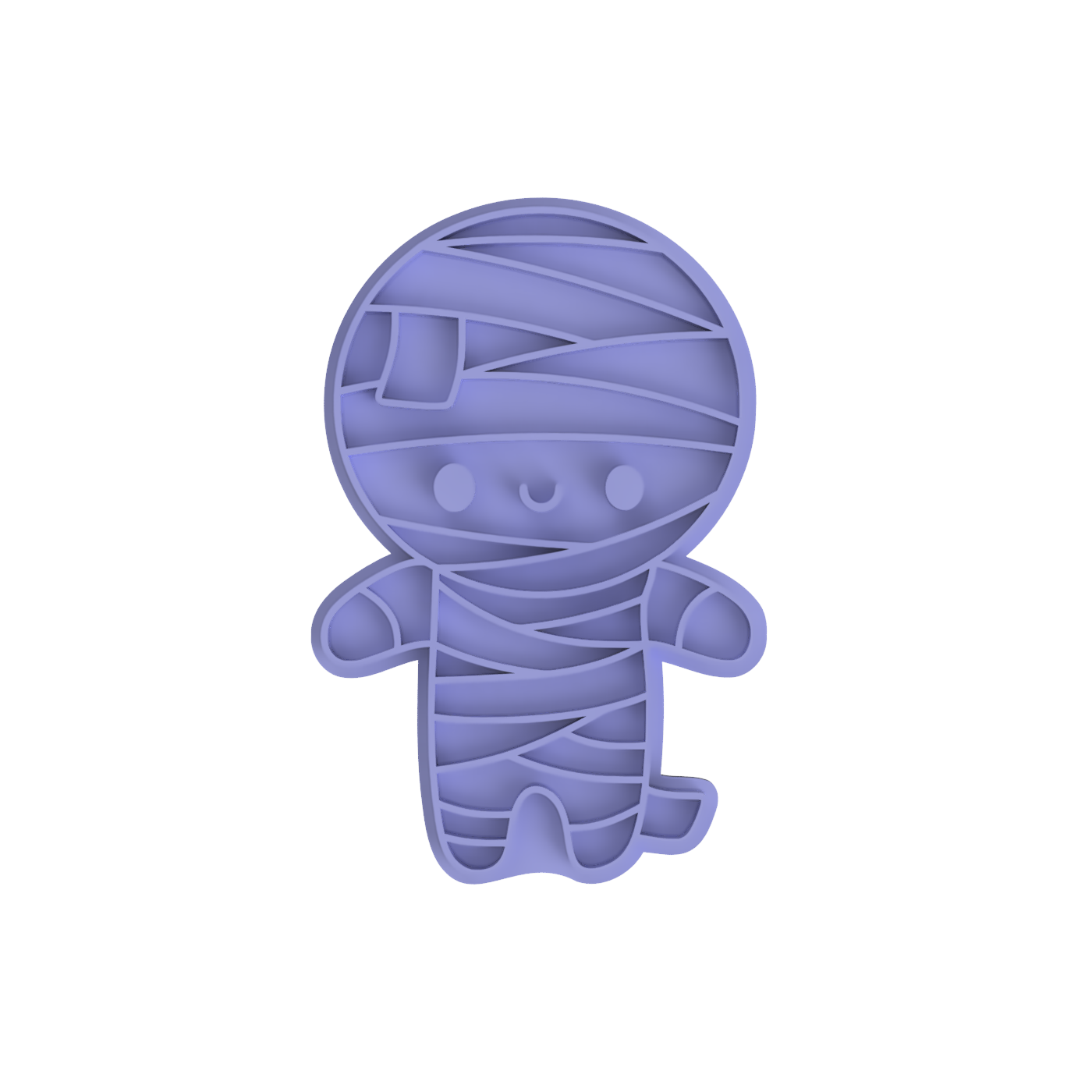 Halloween Mummy Cookie Cutter & Stamp