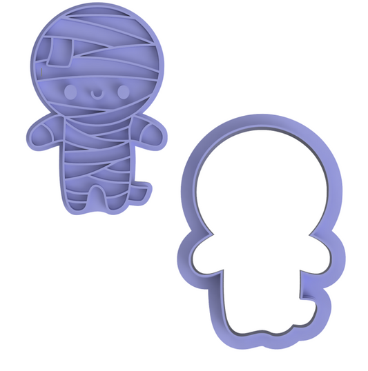 Halloween Mummy Cookie Cutter & Stamp