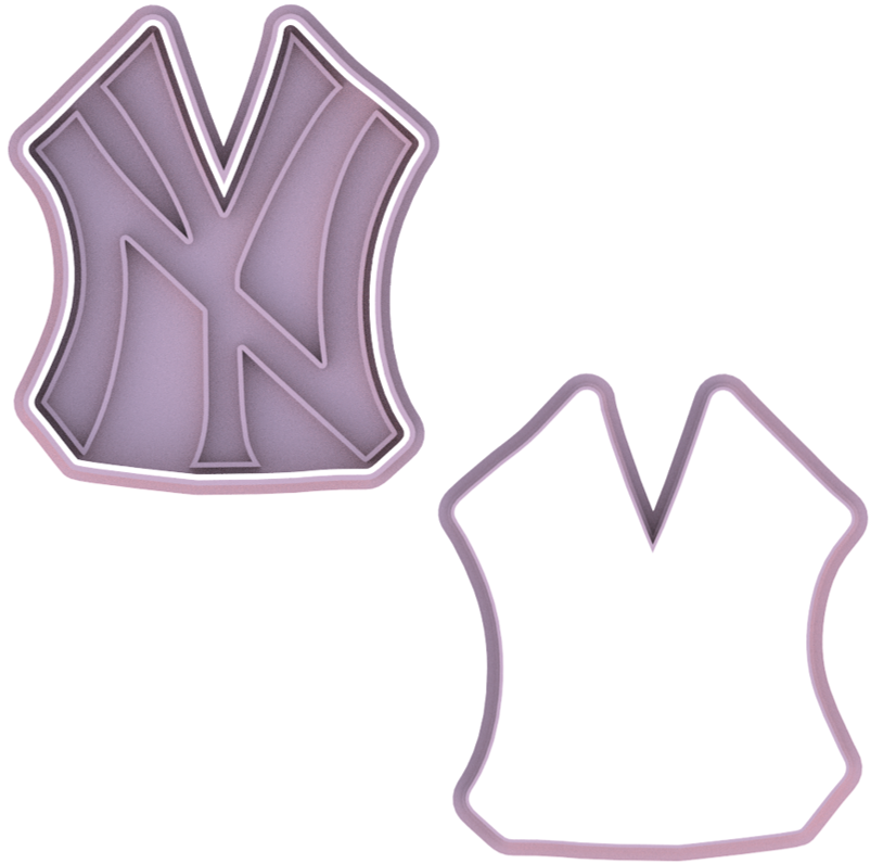 New York Yankees Cookie Cutter & Stamp
