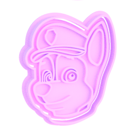 Paw Patrol Heads Cookie Cutter & Stamp