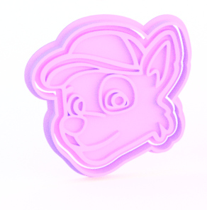 Paw Patrol Heads Cookie Cutter & Stamp