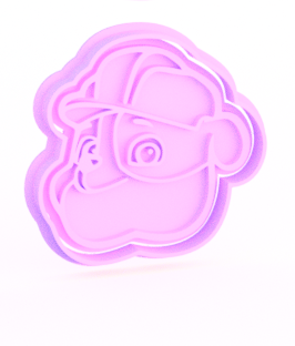 Paw Patrol Heads Cookie Cutter & Stamp