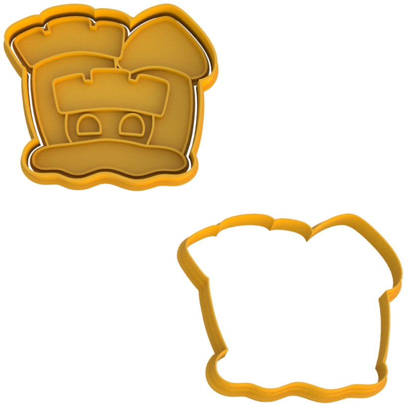 Sandcastle Cookie Cutter & Stamp