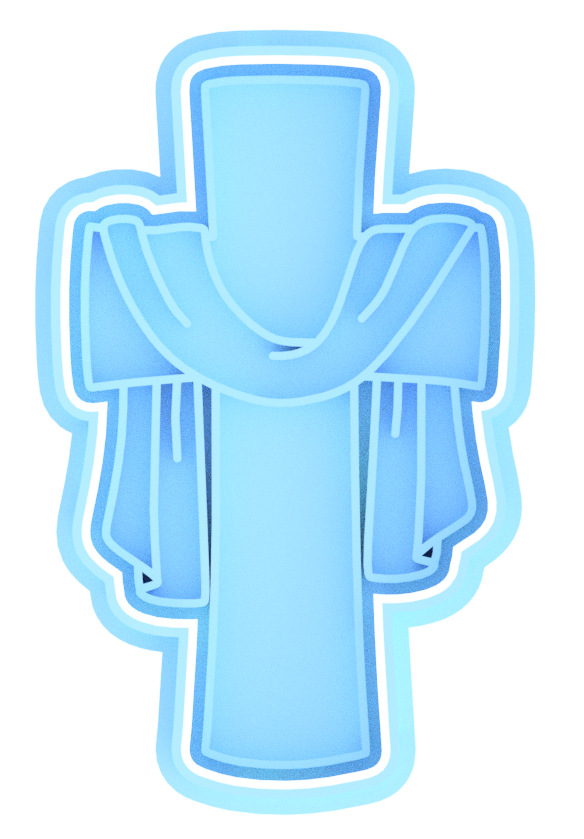 Easter Resurrection Cookie Cutter & Stamp