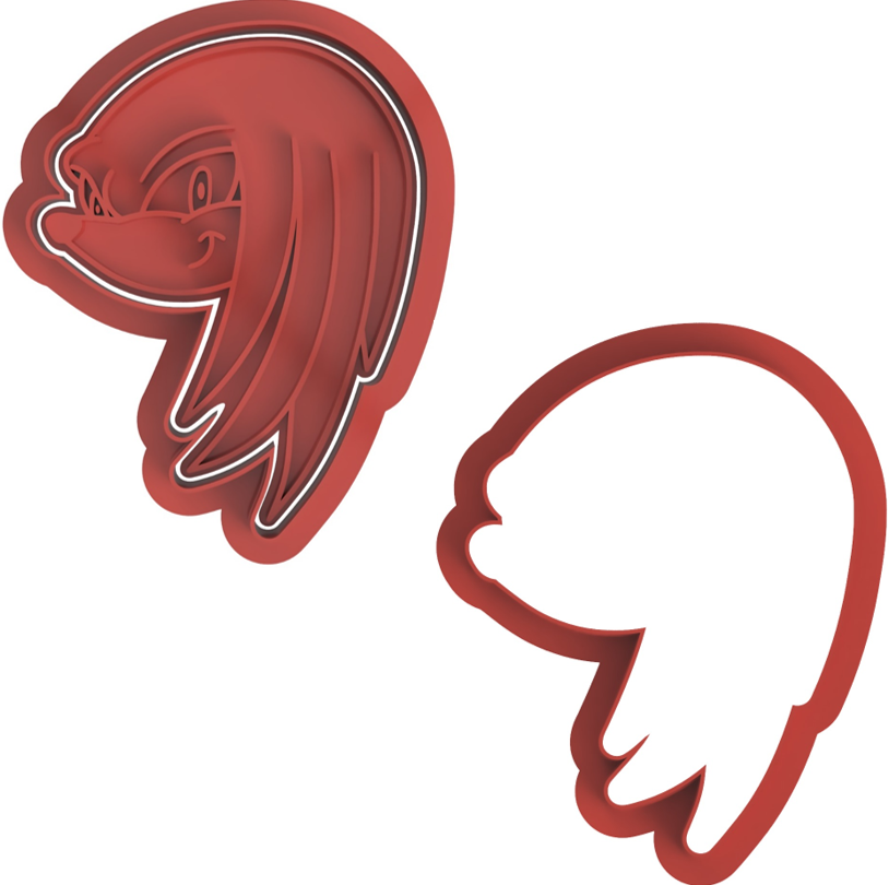 Sonic The Hedgehog Cookie Cutter & Stamp