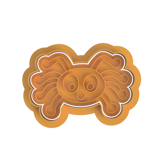 Halloween Cute Spider Cookie Cutter & Stamp