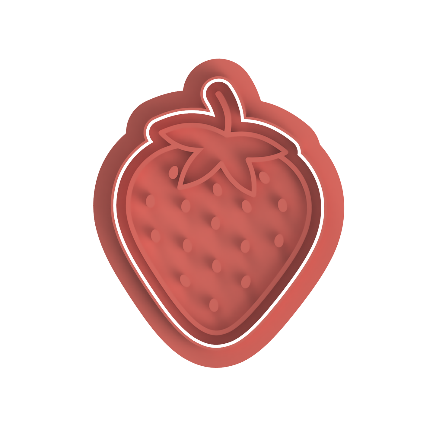 Strawberry Basket ONE Birthday Cookie Cutter & Stamp