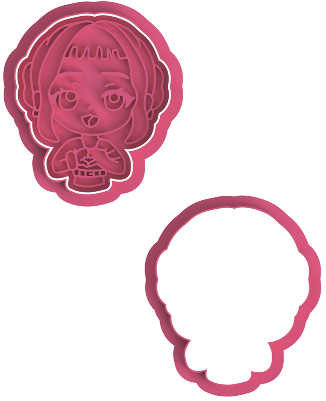 Kpop Demon Hunters Cookie Cutter & Stamp