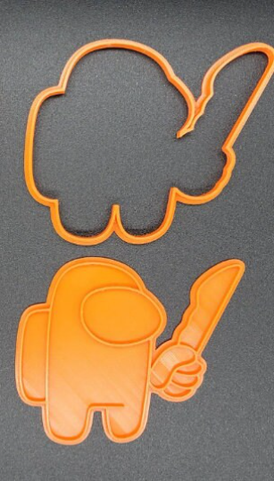 Among Us Cookie Cutter & Stamp