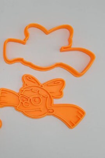 Hey Arnold Cookie Cutter & Stamp