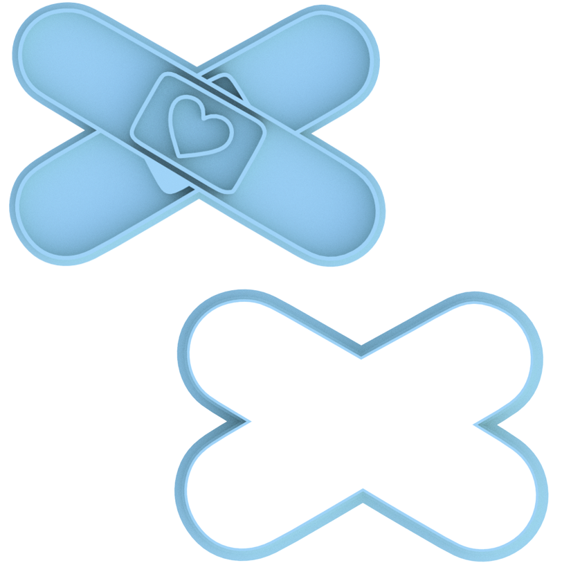 Nurse Doctor Cookie Cutter & Stamp