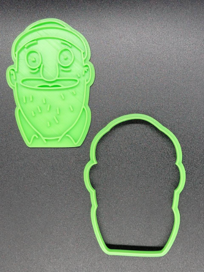 Bobs Burgers Cookie Cutter & Stamp