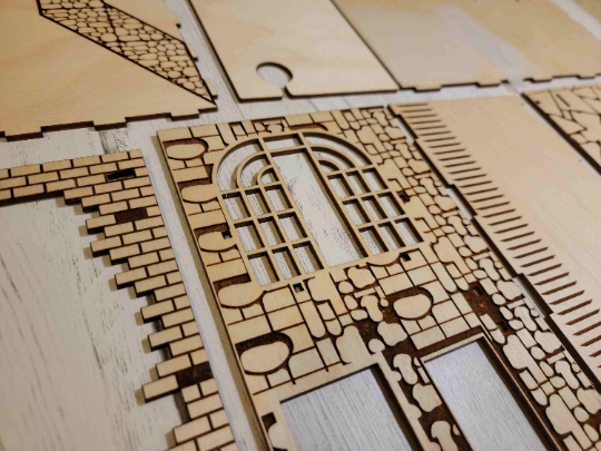 DIY Harry Potter Wizard Alley Wooden Book Nook