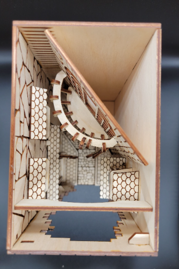 DIY Harry Potter Wizard Alley Wooden Book Nook