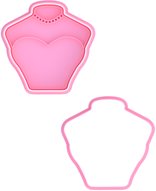 Bride and Groom Wedding Cookie Cutter & Stamp
