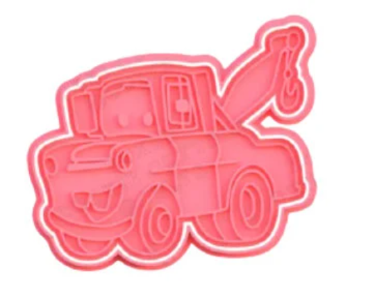 Pixar Cars Lighting McQueen Cutter & Stamp