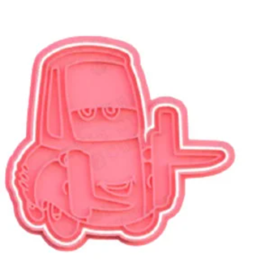 Pixar Cars Lighting McQueen Cutter & Stamp