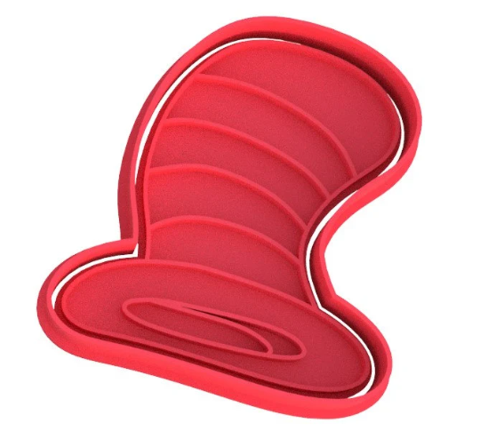 Dr. Seuss Cat In The Hat Cookie Cutter & Stamp