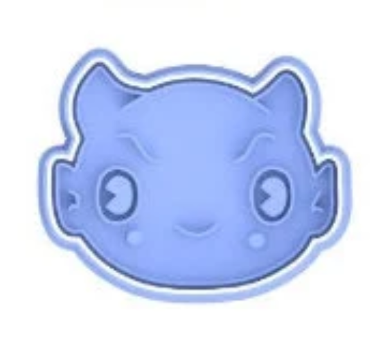 Cute Halloween Faces Cookie Cutter & Stamp