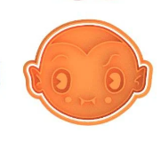 Cute Halloween Faces Cookie Cutter & Stamp