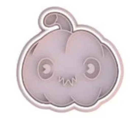 Cute Halloween Faces Cookie Cutter & Stamp