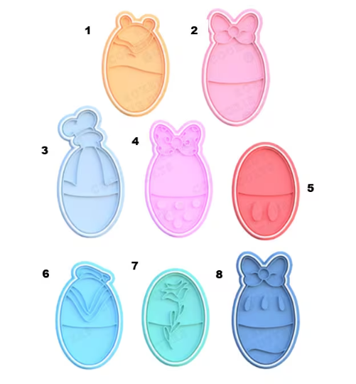 Disney Easter Egg Cookie Cutter & Stamp